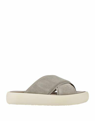 Vic Matiē Man Sandals Grey Leather Cover