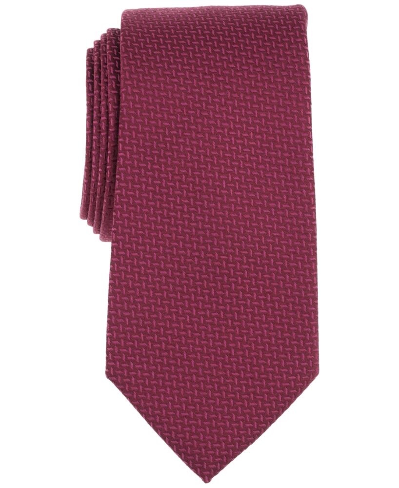 Michael Kors Men's Holden Mini-Pattern Tie - Burgundy Cover