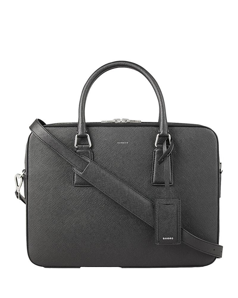 Sandro Downtown Large Saffiano Leather Briefcase Cover