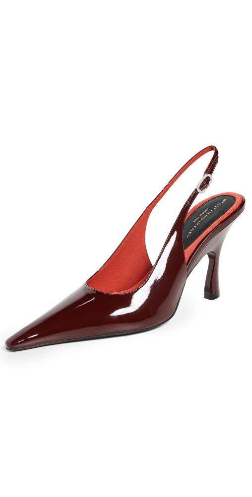 Stella McCartney Elsa Shiny Patent Heels Bordeaux Cover