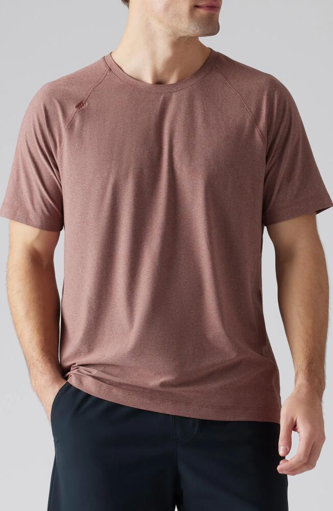 Rhone Reign Athletic Short Sleeve T-Shirt in Cambridge Brown Heather Cover