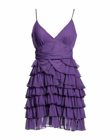 Na-kd Woman Mini dress Purple Polyester Cover