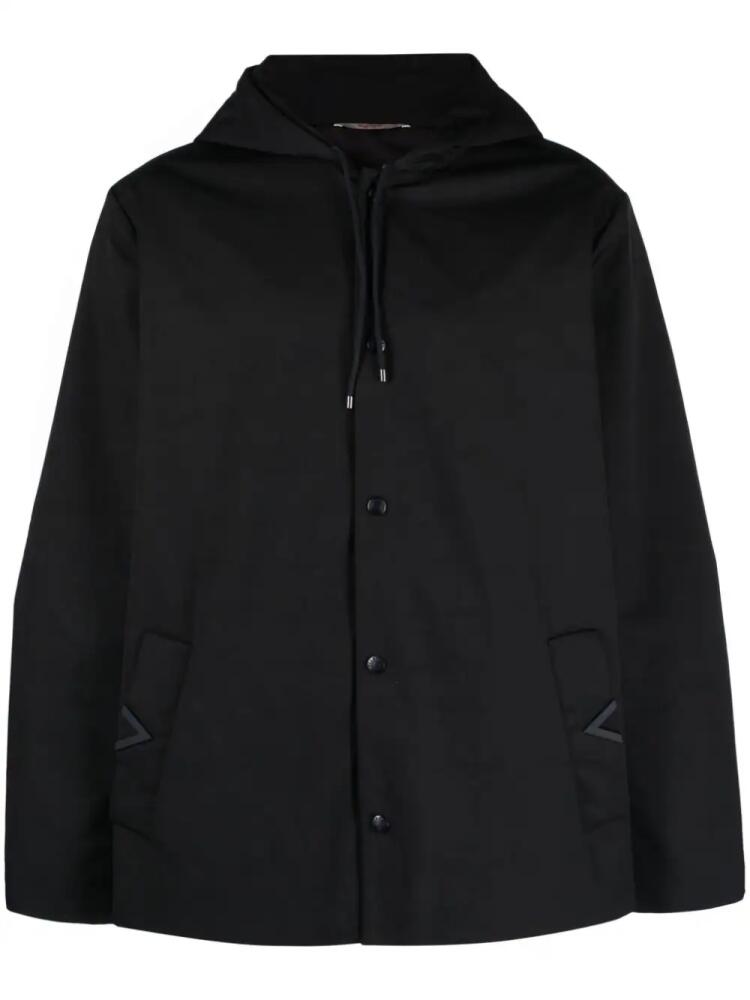 Valentino Garavani hooded windbreaker jacket - Blue Cover