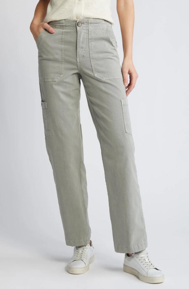 Marine Layer Maya Straight Leg Cargo Pants in Shadow Cover