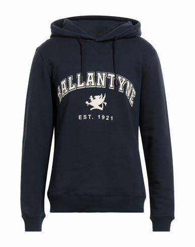 Ballantyne Man Sweatshirt Navy blue Cotton Cover