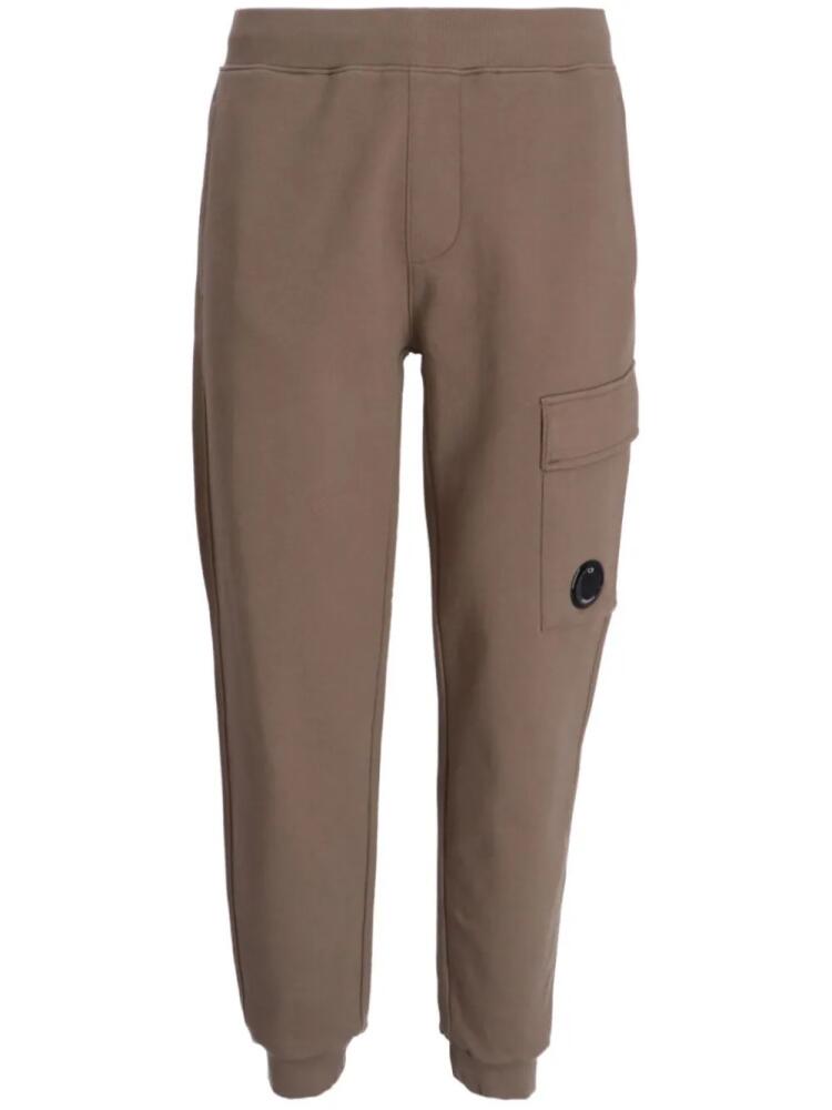 C.P. Company Diagonal cargo track pants - Brown Cover