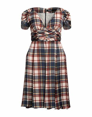 Dsquared2 Woman Midi dress Rust Polyester Cover