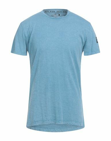 Berna Man T-shirt Pastel blue Cotton Cover