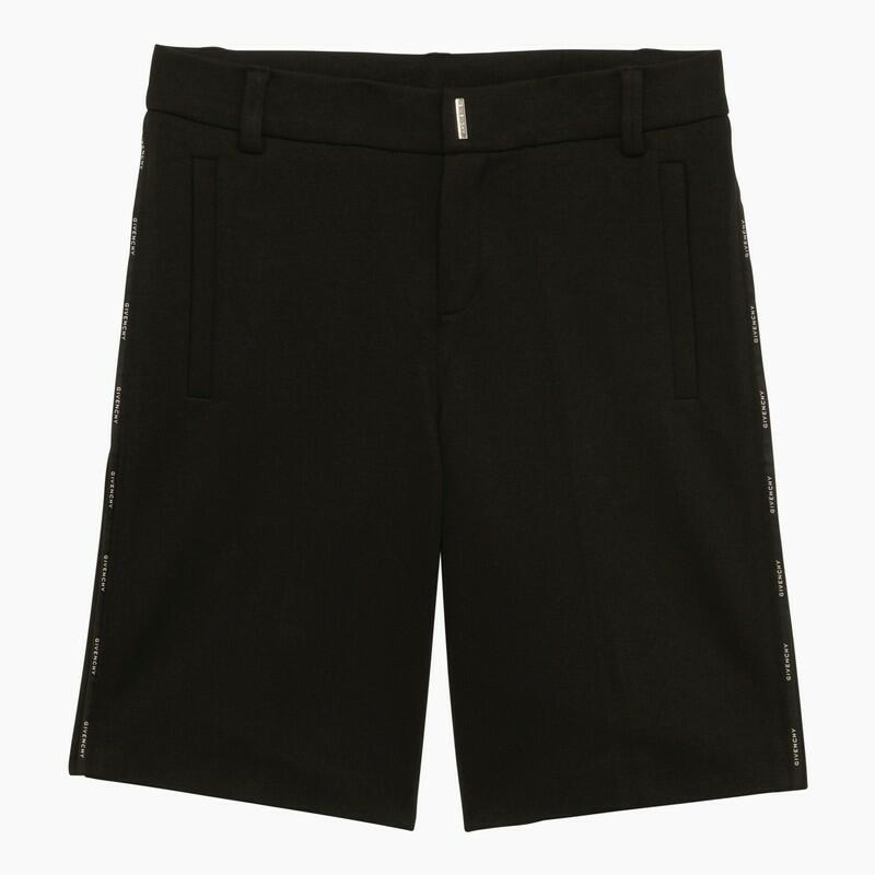 Givenchy Black cotton-blend bermuda shorts Cover