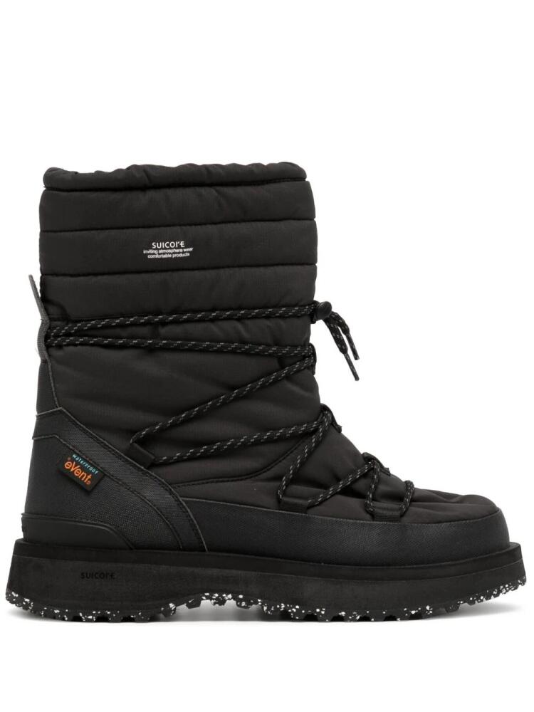 Suicoke BOWER quilted snow boots - Black Cover