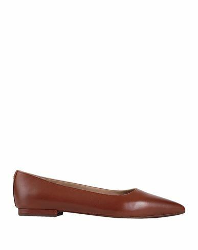 Lauren Ralph Lauren Londyn Burnished Leather Ballet Flat Woman Ballet flats Brown Bovine leather Cover