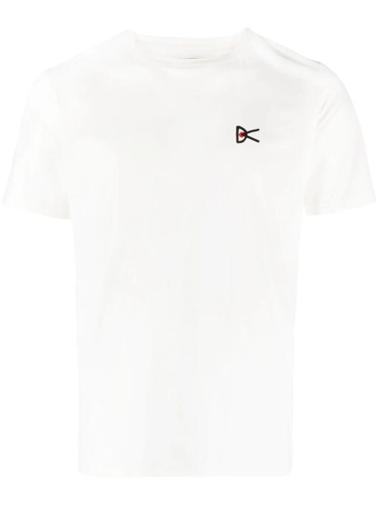 District Vision logo-print short-sleeve T-shirt - White Cover