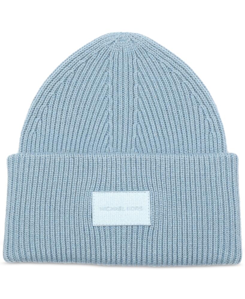 Michael Michael Kors Women's Fine Rib Cuff Beanie - Chambray Cover