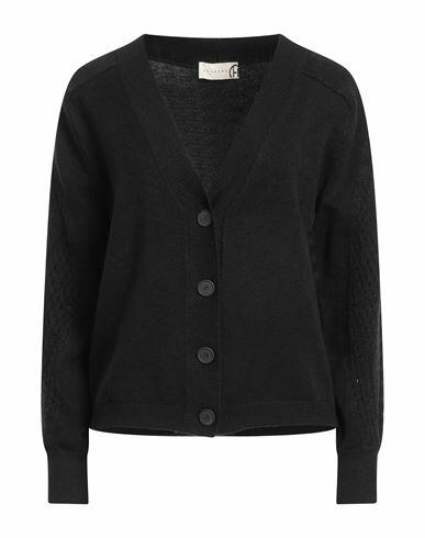 Haveone Woman Cardigan Black Viscose, Polyester, Polyamide Cover