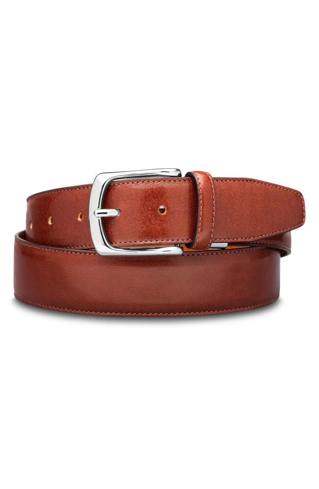 Bosca Roma Leather Belt in Dk Brown Cover