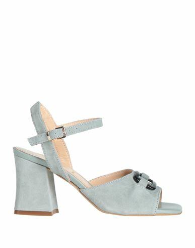 Formentini Woman Sandals Sky blue Soft Leather Cover