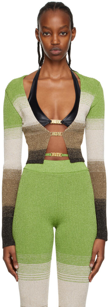 GCDS Green Degradé Cardigan Cover