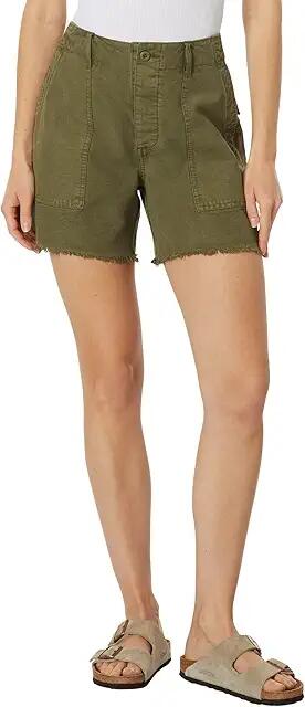 Lucky Brand Utility Pocket Shorts (Olive) Women's Shorts Cover