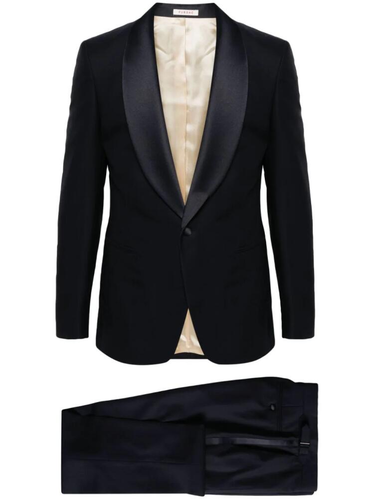 FURSAC virgin wool single-breasted suit - Blue Cover