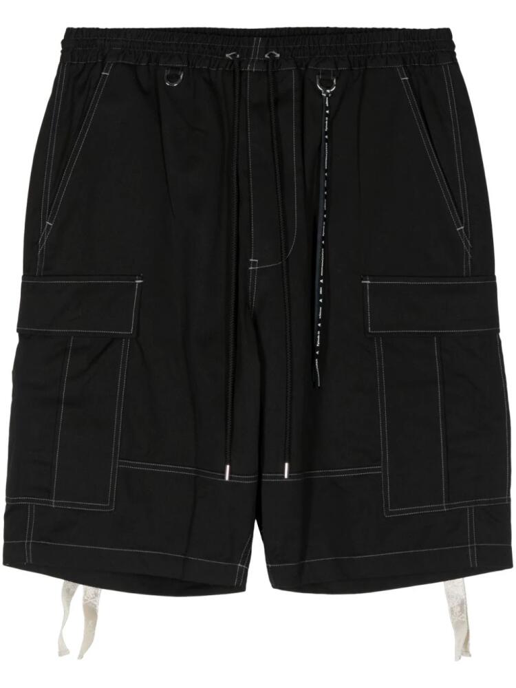 Mastermind Japan skull-print cargo shorts - Black Cover