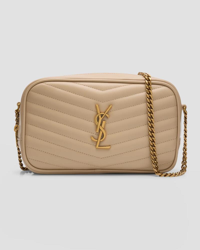 Saint Laurent Lou Mini YSL Camera Bag in Smooth Quilted Leather Cover