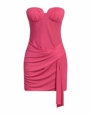 Cristinaeffe Woman Mini dress Fuchsia Polyester, Elastane Cover