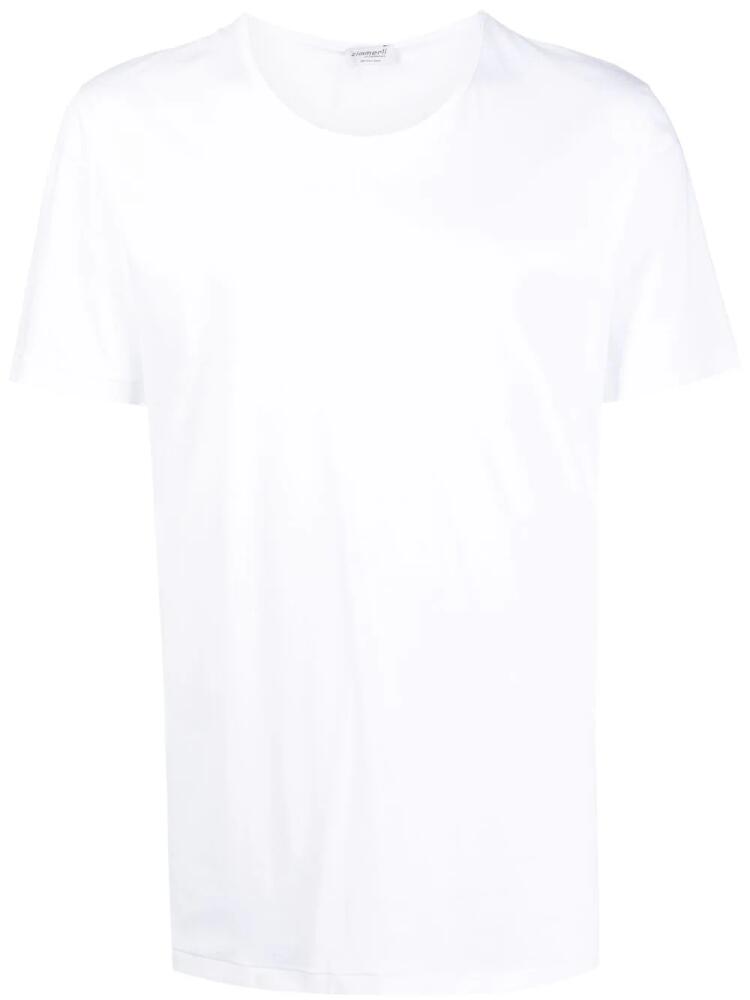 Zimmerli Sea Island short-sleeve T-shirt - White Cover