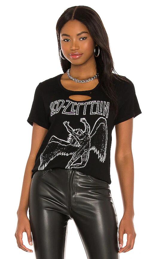 Lauren Moshi Myra Led Zeppelin Tee in Black Cover