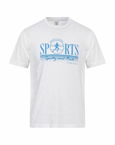 Sporty & Rich Man T-shirt White Cotton Cover