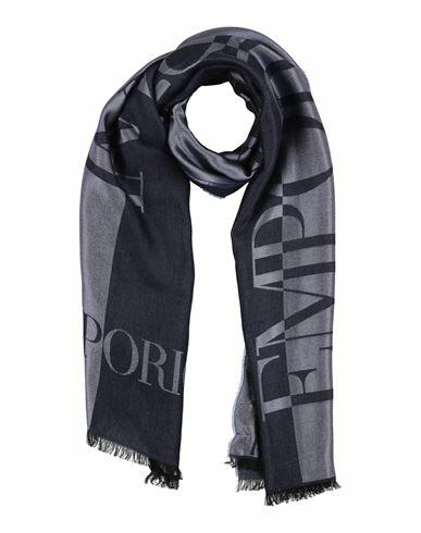 Emporio Armani Woman Scarf Navy blue Viscose, Acetate, Polyamide, Wool Cover