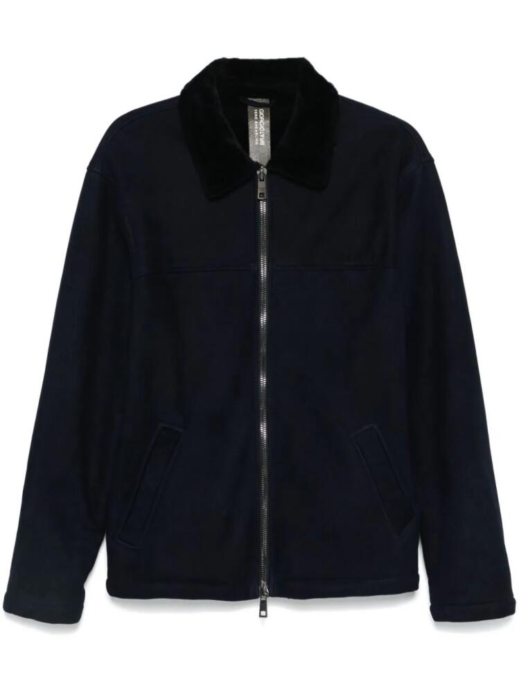 Giorgio Brato leather jacket - Blue Cover