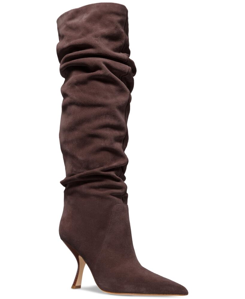 Michael Michael Kors Women's Luna Knee High Slouch Boots - Chocolate Cover