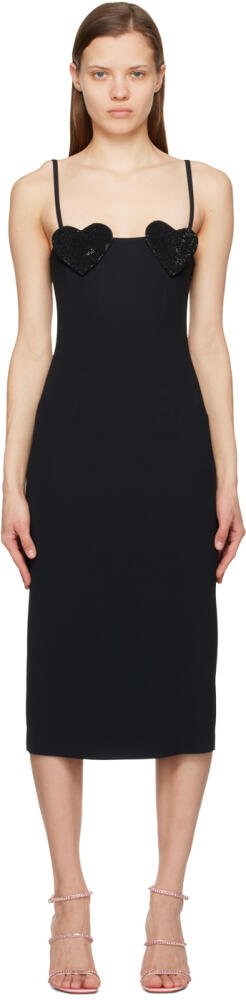 Blumarine Black Heart Midi Dress Cover