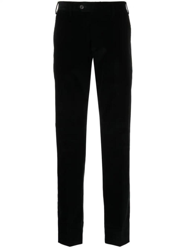 Corneliani corduroy slim-fit chinos - Black Cover