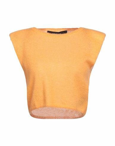 Federica Tosi Woman Sweater Orange Mohair wool, Alpaca wool, Polyamide Cover