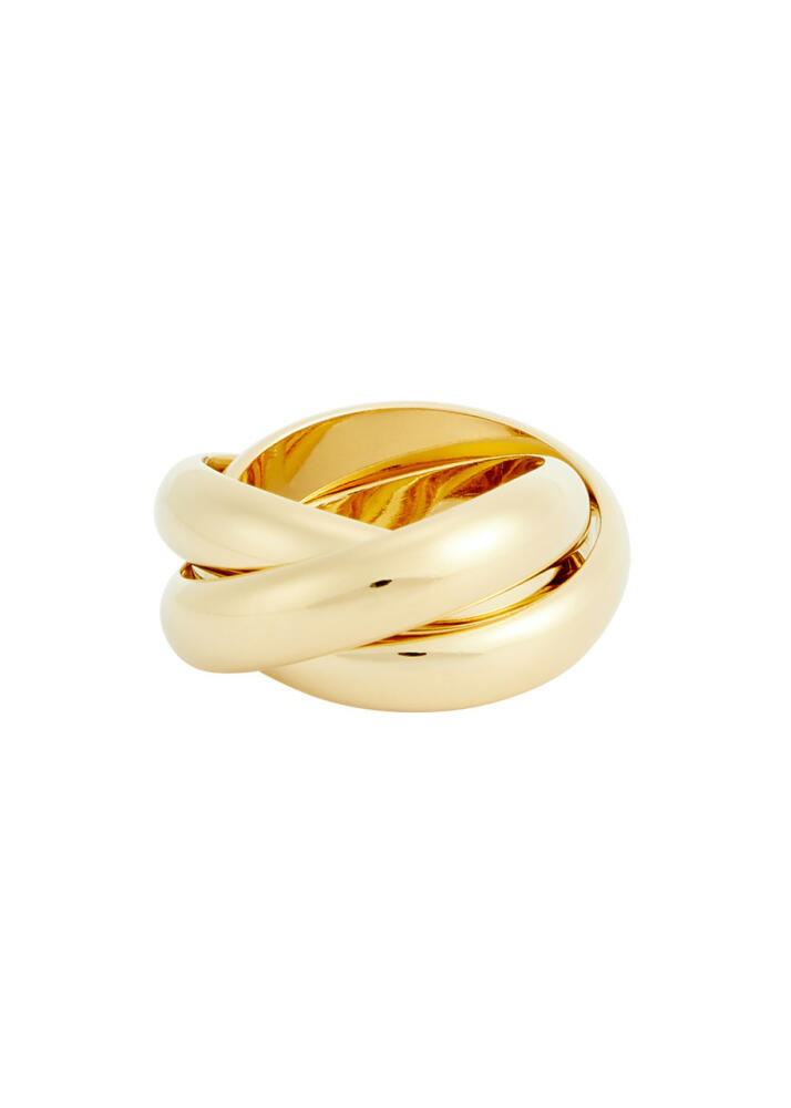 Lie Studio The Sofie 18kt Gold-plated Ring Cover