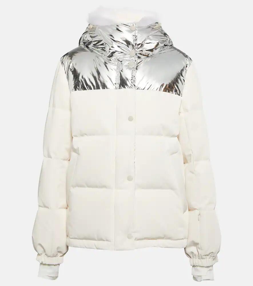 Yves Salomon Shearling-trimmed down jacket Cover