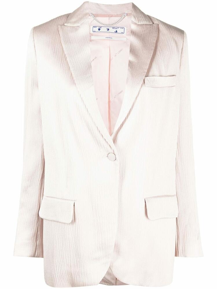 Off-White Tomboy single-breasted blazer - Pink Cover