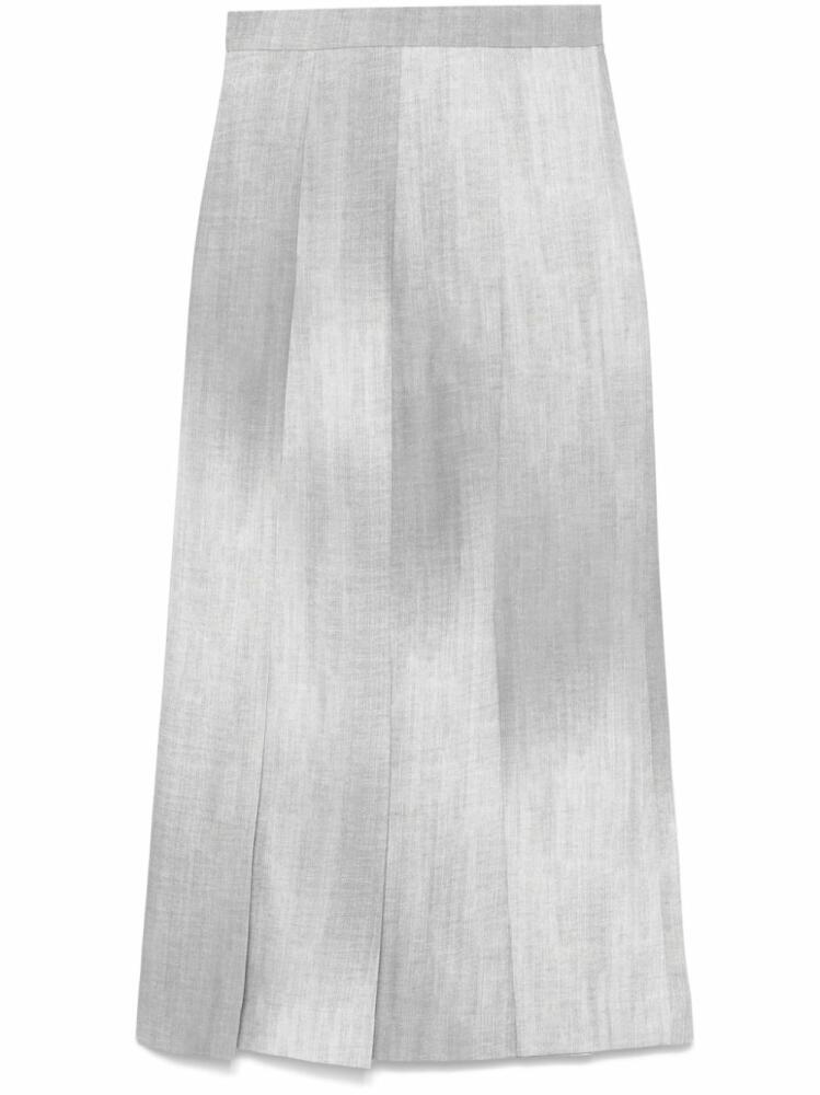 Ermanno Scervino pleated midi skirt - Grey Cover