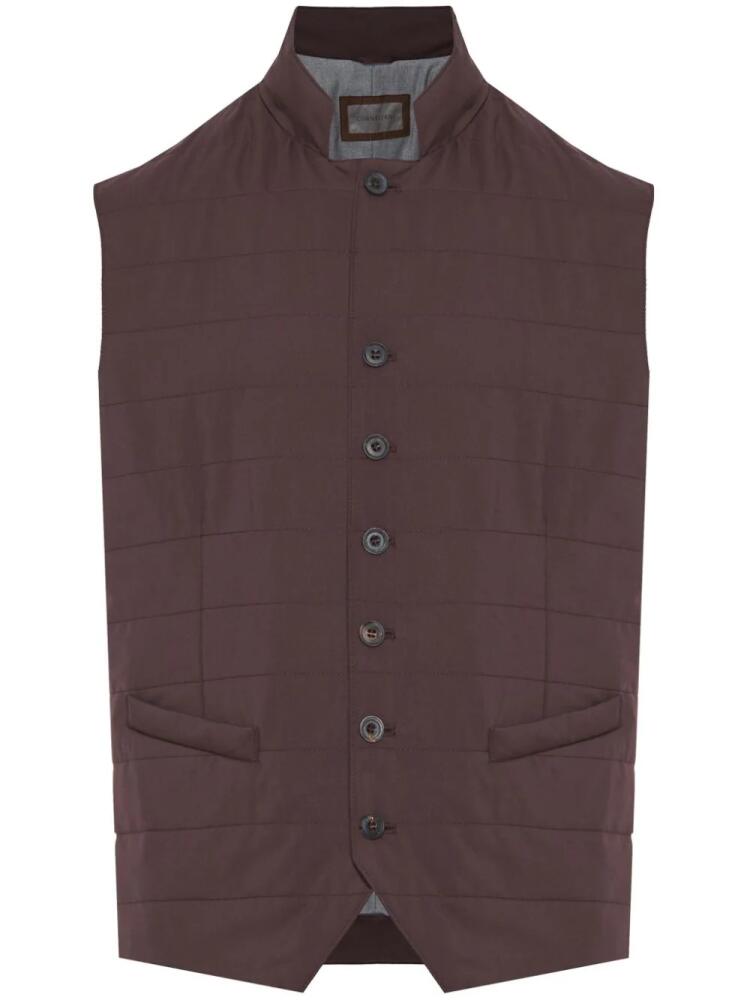 Corneliani buttoned vest - Red Cover