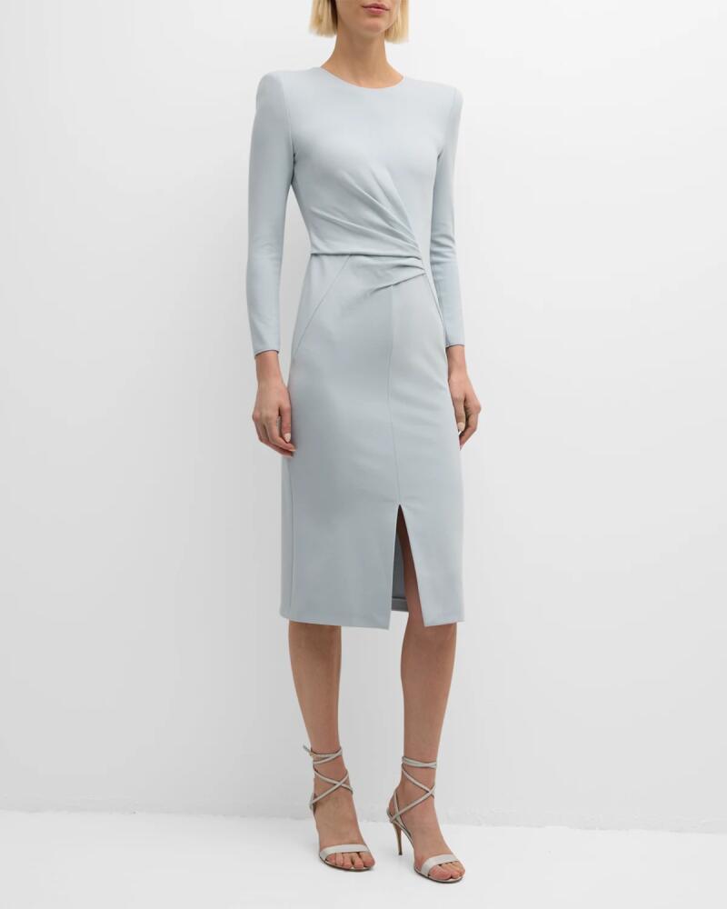 Giorgio Armani Milano Jersey Dress with Gathered Waist Cover