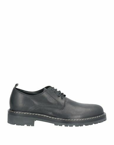 Ann Demeulemeester Man Lace-up shoes Black Leather Cover