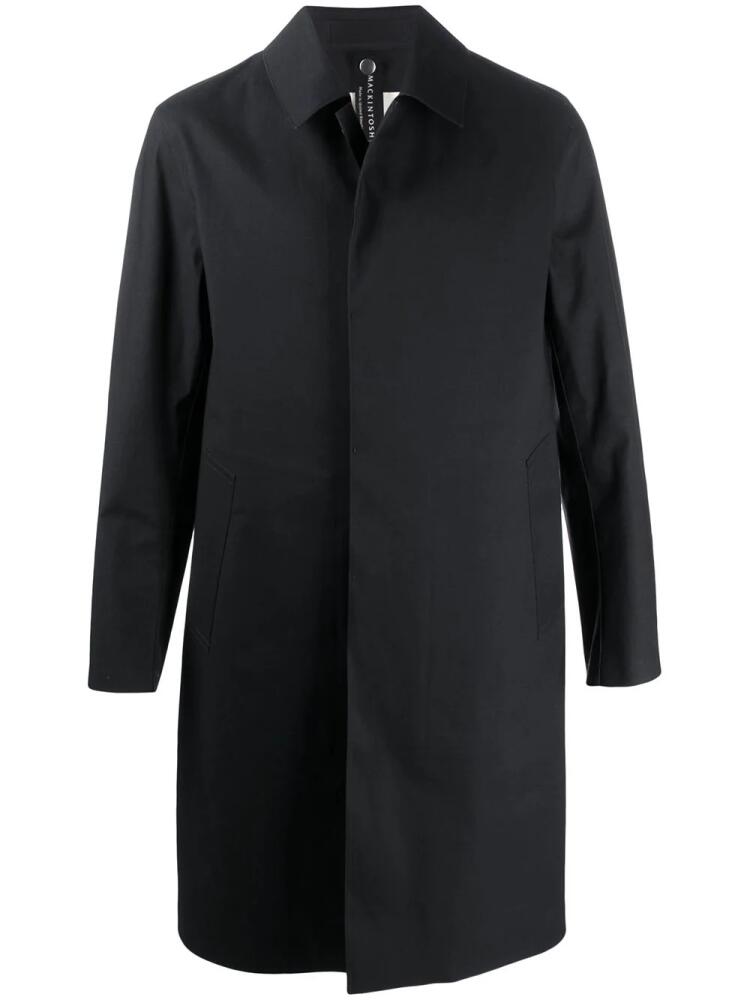 Mackintosh OXFORD bonded three-quarters coat - Blue Cover