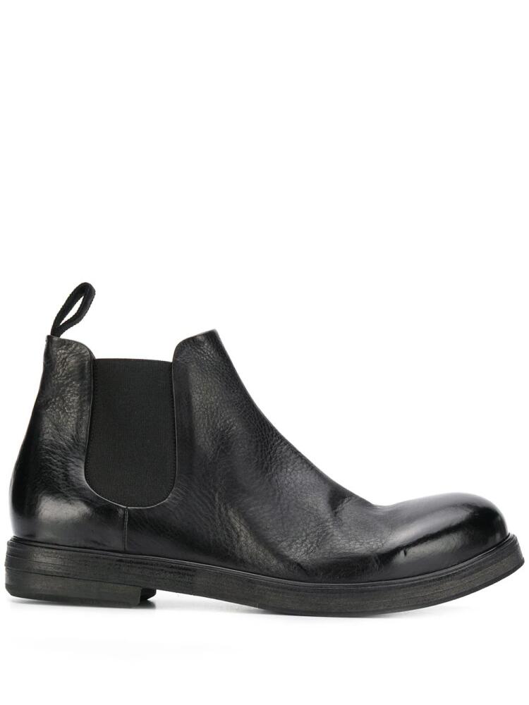 Marsèll pebbled chelsea boots - Black Cover