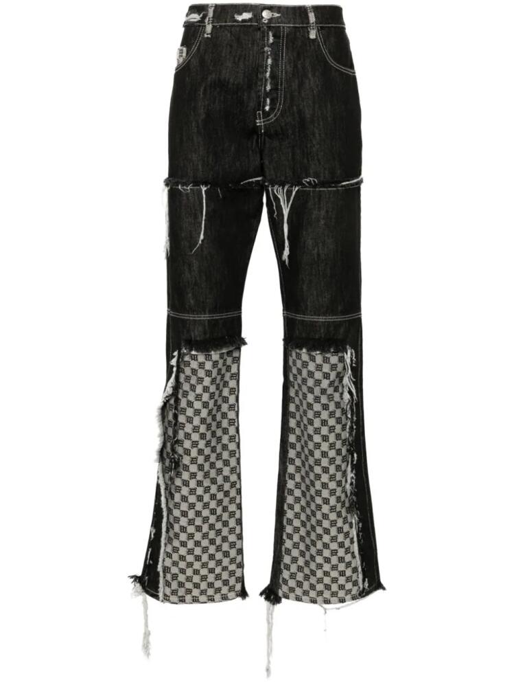 MISBHV Patchwork flared jeans - Black Cover