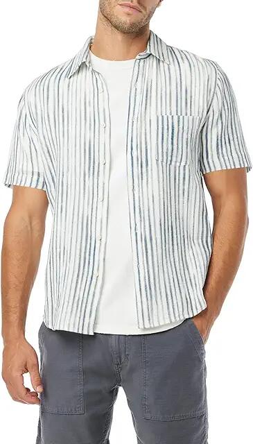 Joe's Jeans Scott Short Sleeve Shirt (Painter Stripe) Men's Jacket Cover