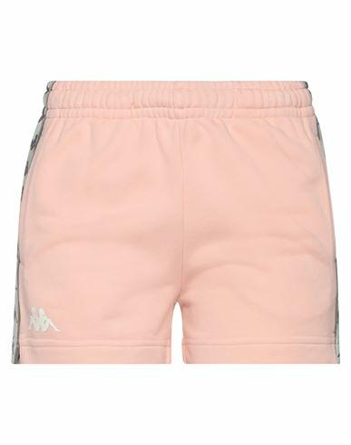 Kappa Woman Shorts & Bermuda Shorts Pink Cotton, Polyester Cover