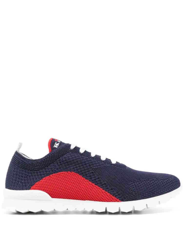 Kiton Fit knitted sneakers - Blue Cover