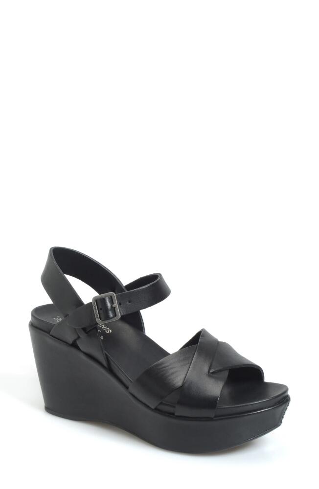 Kork-Ease 'Ava 2.0' Platform Wedge Sandal in Black Cover