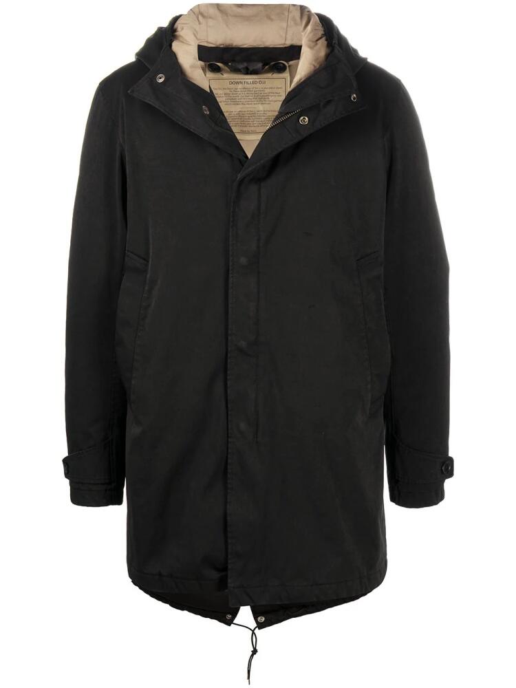 Ten C hooded padded coat - Black Cover